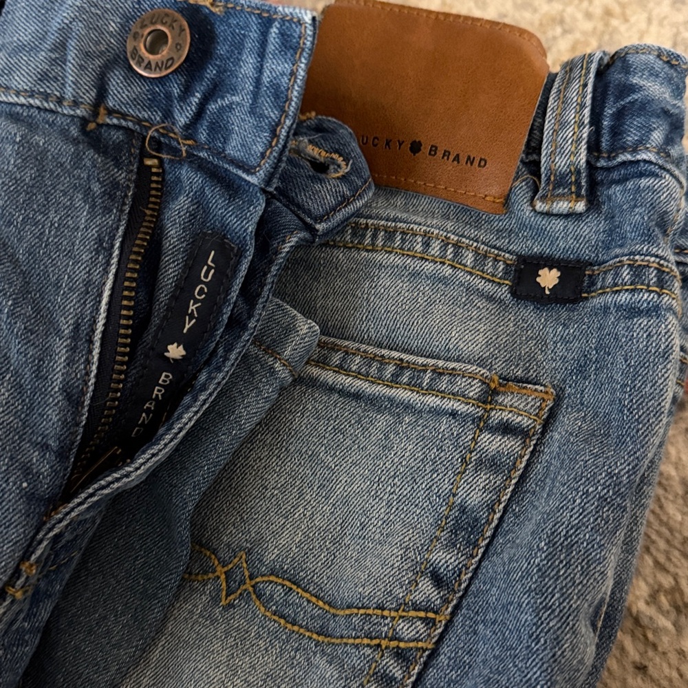 Boys authentic skinny lucky brand jeans